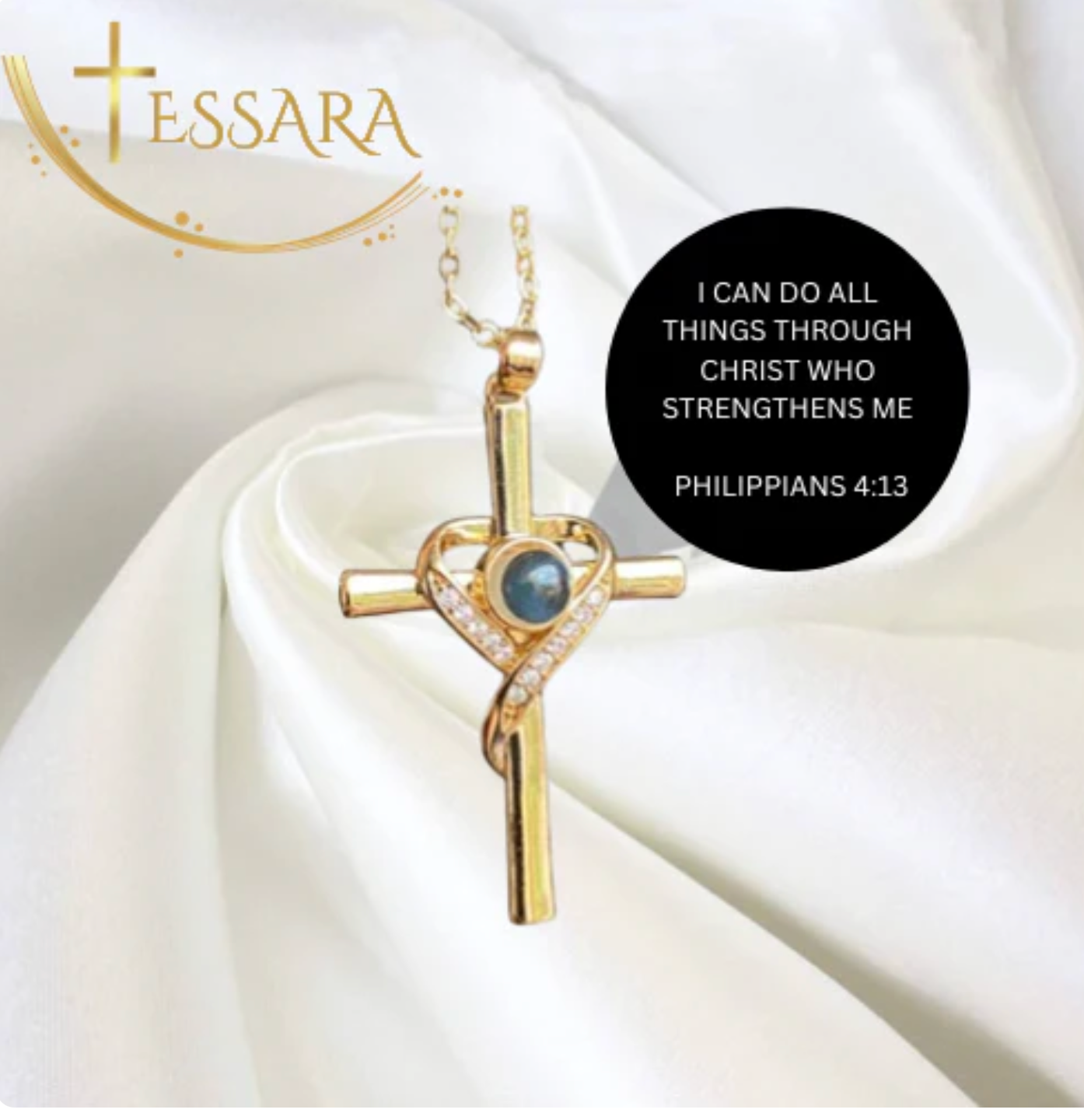Tessera | Cross Necklace