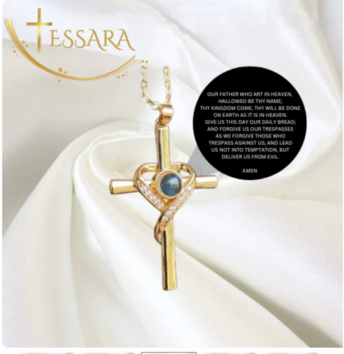 Tessera | Cross Necklace